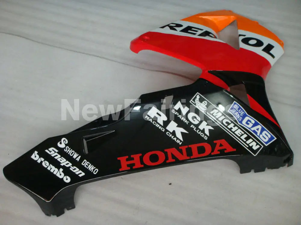 Orange and Black Red Repsol - CBR600RR 03-04 Fairing Kit -