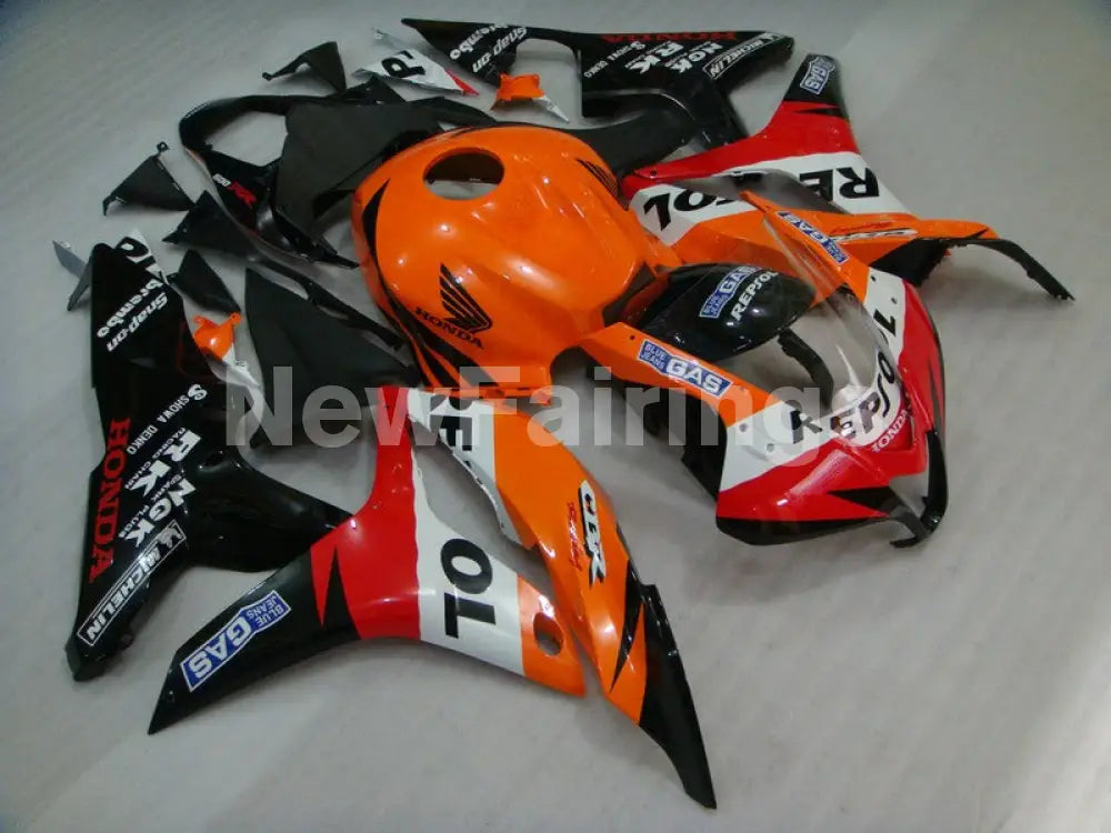 Orange Black and Red Repsol - CBR600RR 07-08 Fairing Kit -