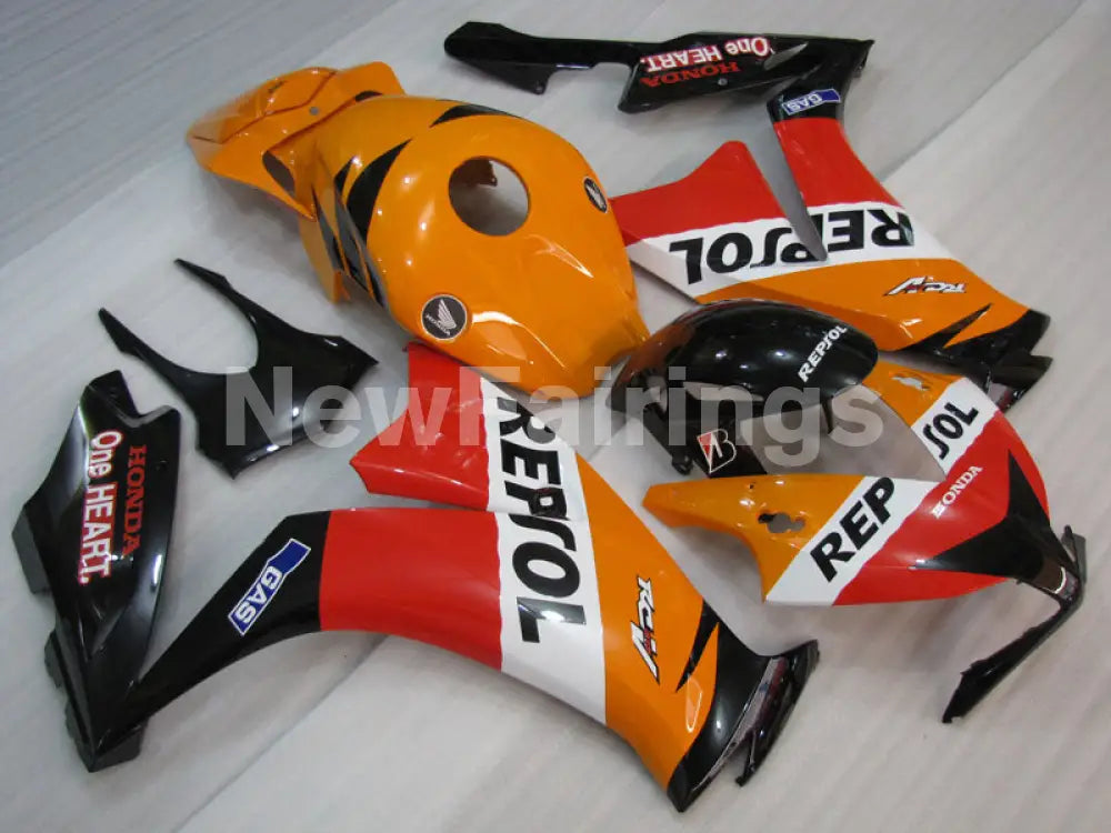 Orange Red and Black Repsol - CBR1000RR 12-16 Fairing Kit -