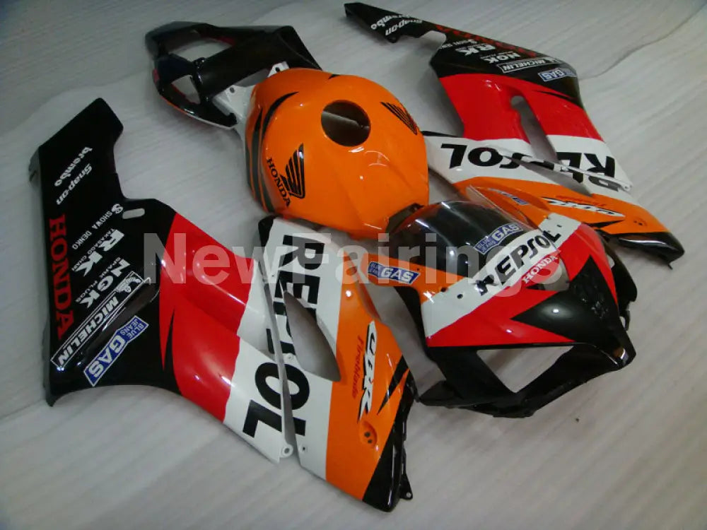 Orange Red Black Repsol - CBR1000RR 04-05 Fairing Kit -