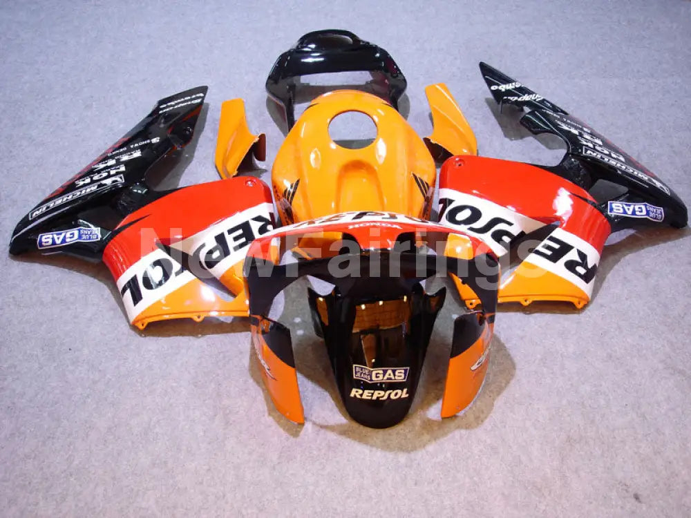 Orange and Red Black Repsol - CBR600RR 03-04 Fairing Kit -