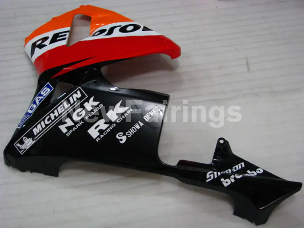 Orange and Red Black Repsol - CBR600RR 05-06 Fairing Kit -