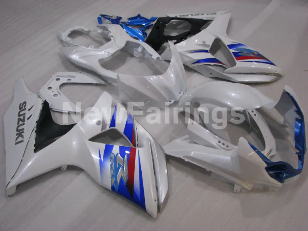 Pearl White and Blue Factory Style - GSX - R1000 09 - 16