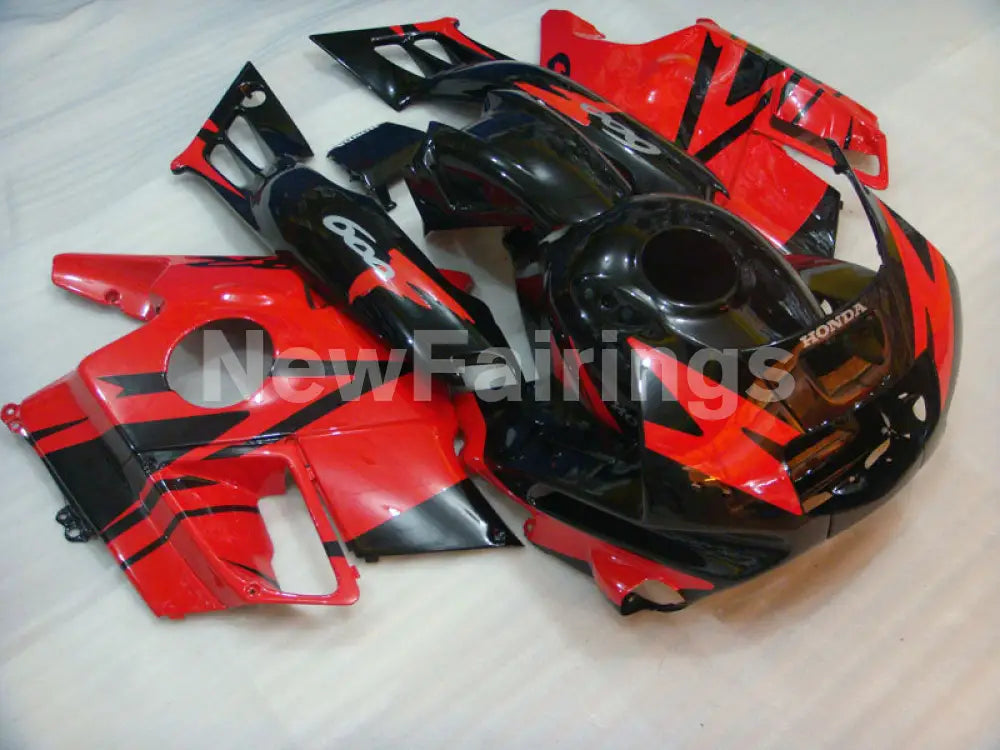 Red and Black Factory Style - CBR600 F2 91-94 Fairing Kit -