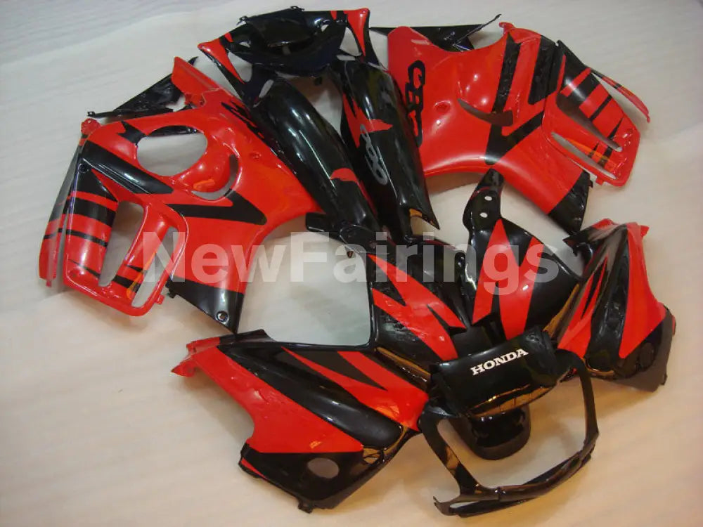 Red and Black Factory Style - CBR600 F3 97-98 Fairing Kit -