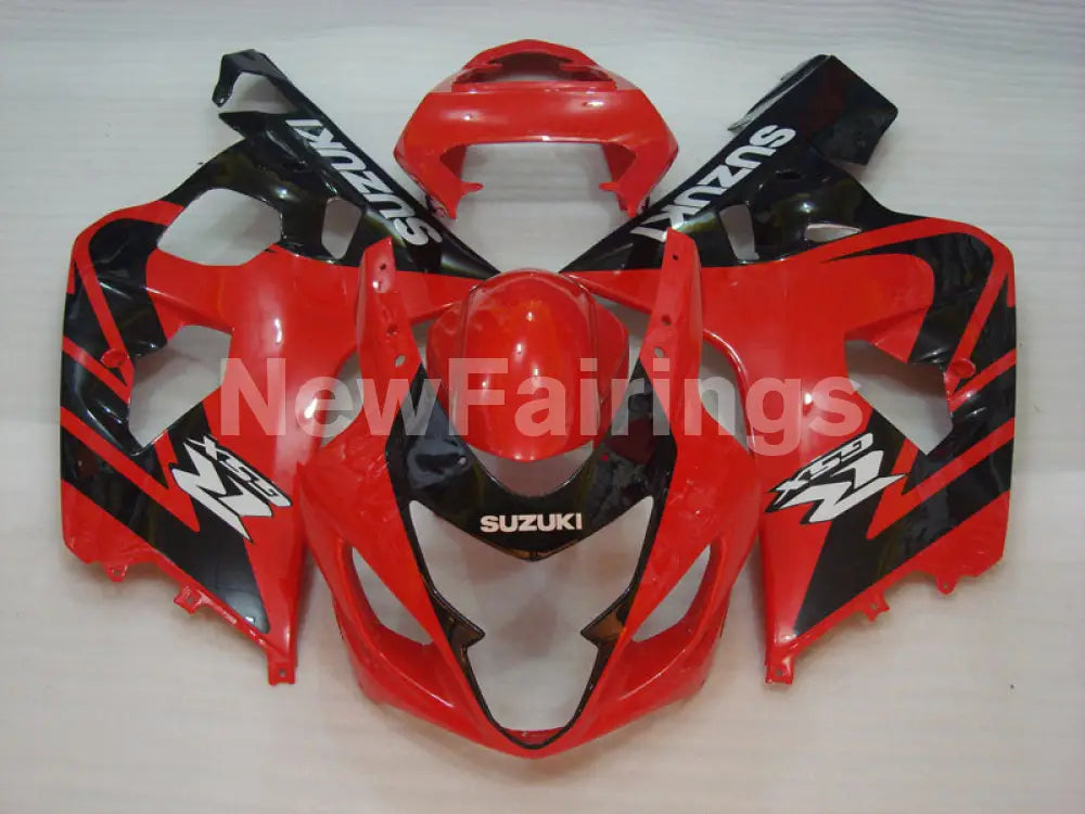 Red and Black Factory Style - GSX-R750 04-05 Fairing Kit