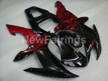 Load image into Gallery viewer, Red and Black Flame - YZF-R1 02-03 Fairing Kit - Vehicles &amp;