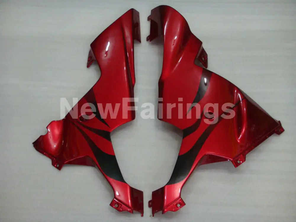 Red and Black Flame - YZF-R1 02-03 Fairing Kit - Vehicles &