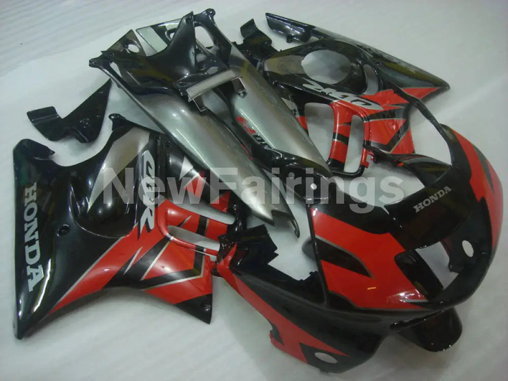 Red and Black Grey Factory Style - CBR600 F3 97-98 Fairing