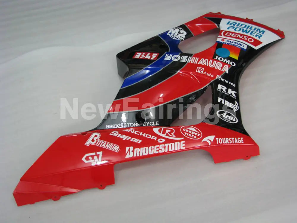 Red and Black Yoshimura - GSX - R1000 03 - 04 Fairing Kit