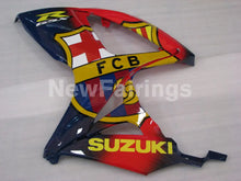 Load image into Gallery viewer, Red and Blue Yellow FCB - GSX-R750 06-07 Fairing Kit