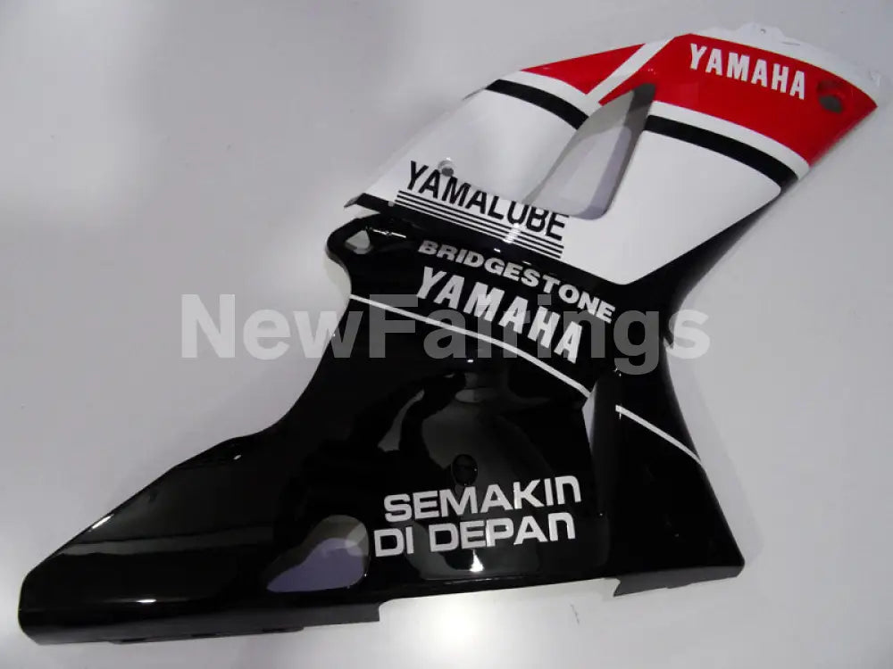 Red and White Black Bridgestone - YZF-R1 00-01 Fairing Kit