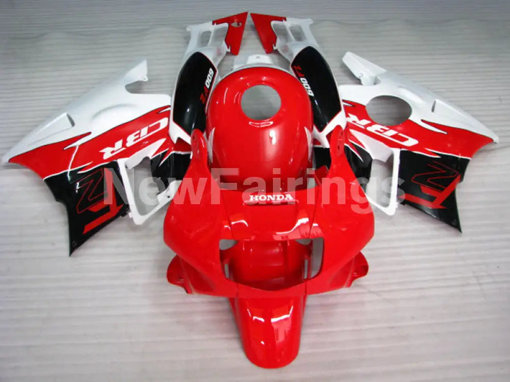 Red and White Black Factory Style - CBR600 F2 91-94 Fairing