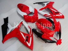 Load image into Gallery viewer, Red and White Black Factory Style - GSX-R600 06-07 Fairing