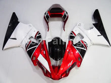 Load image into Gallery viewer, Red and White Black Factory Style - YZF-R1 00-01 Fairing