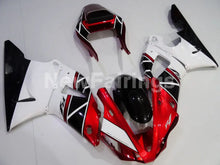 Load image into Gallery viewer, Red and White Black Factory Style - YZF-R1 00-01 Fairing