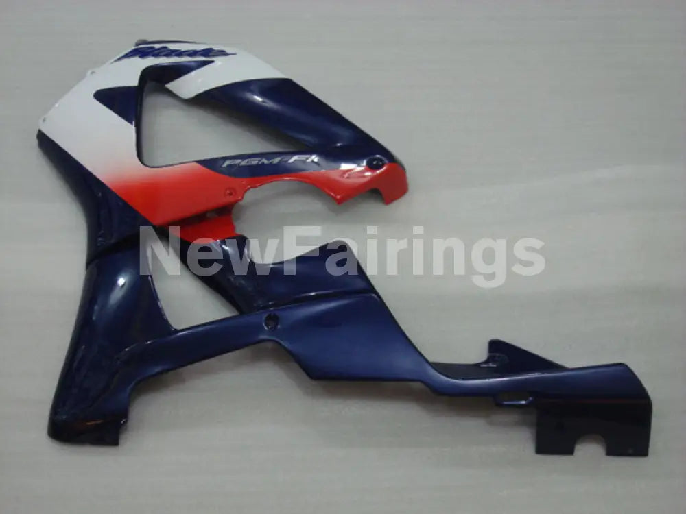 Red and White Blue Factory Style - CBR 929 RR 00-01 Fairing