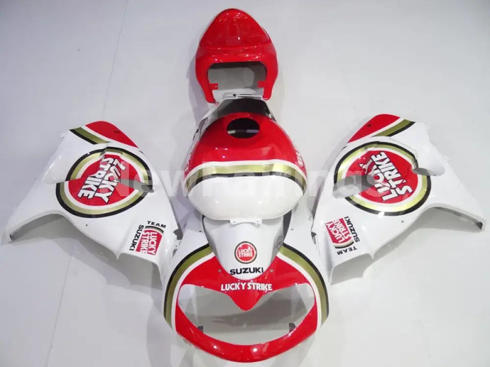 Red and White Lucky Strike - TL1000R 98-03 Fairing Kit