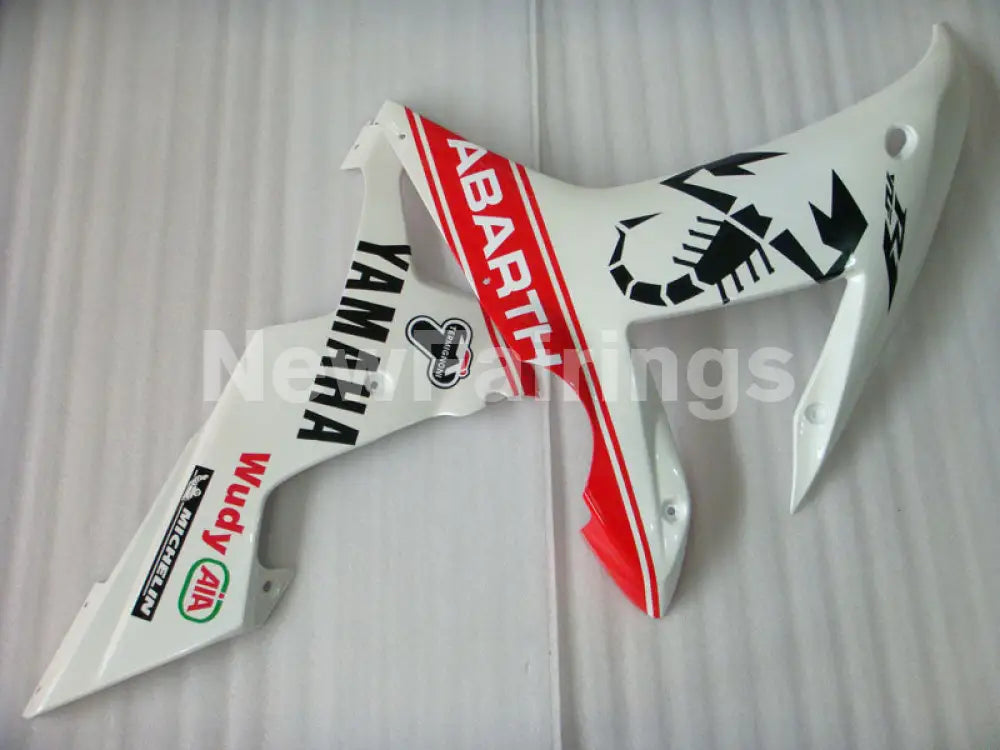 Red and White Scorpion - YZF-R1 02-03 Fairing Kit