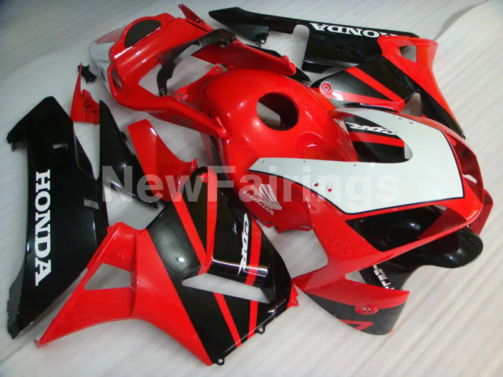 Red and Black Factory Style - CBR600RR 03-04 Fairing Kit -