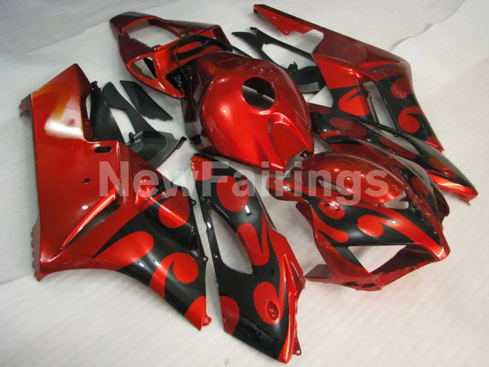 Red and Black Fire - CBR1000RR 04-05 Fairing Kit - Vehicles