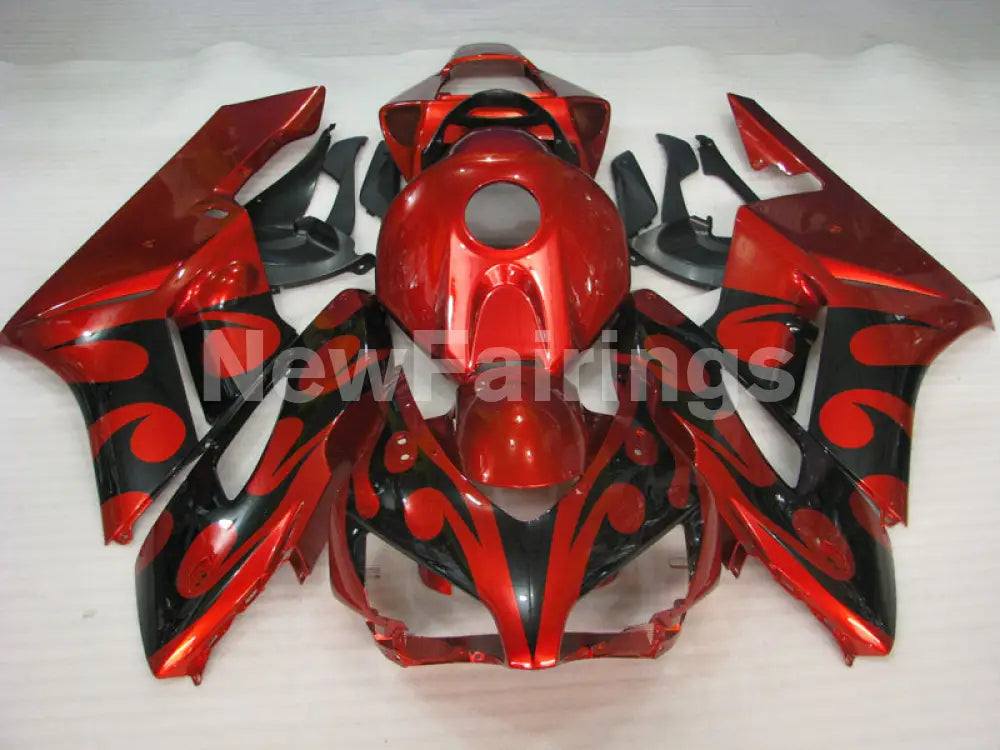 Red and Black Fire - CBR1000RR 04-05 Fairing Kit - Vehicles