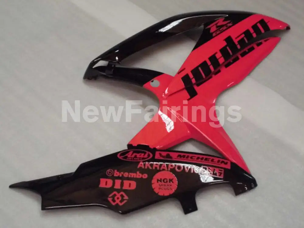 Red and Black Jordan - GSX-R750 08-10 Fairing Kit Vehicles