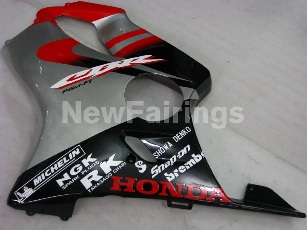 Red and Black Silver Factory Style - CBR600 F4i 04-06