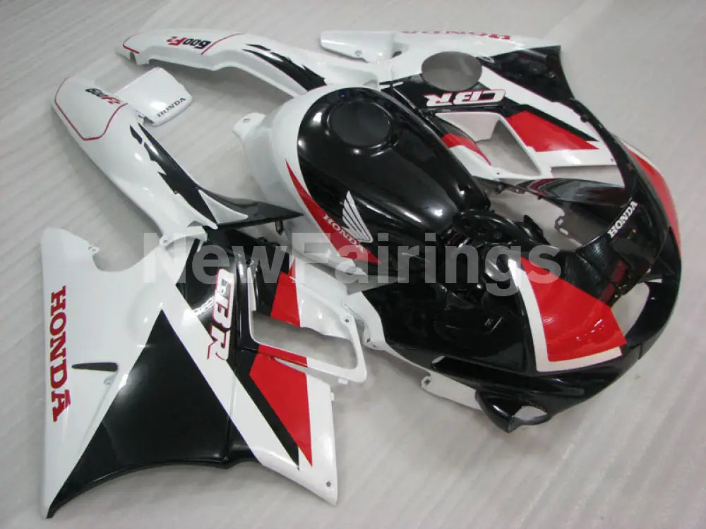 Red Black White Factory Style - CBR600 F2 91-94 Fairing Kit