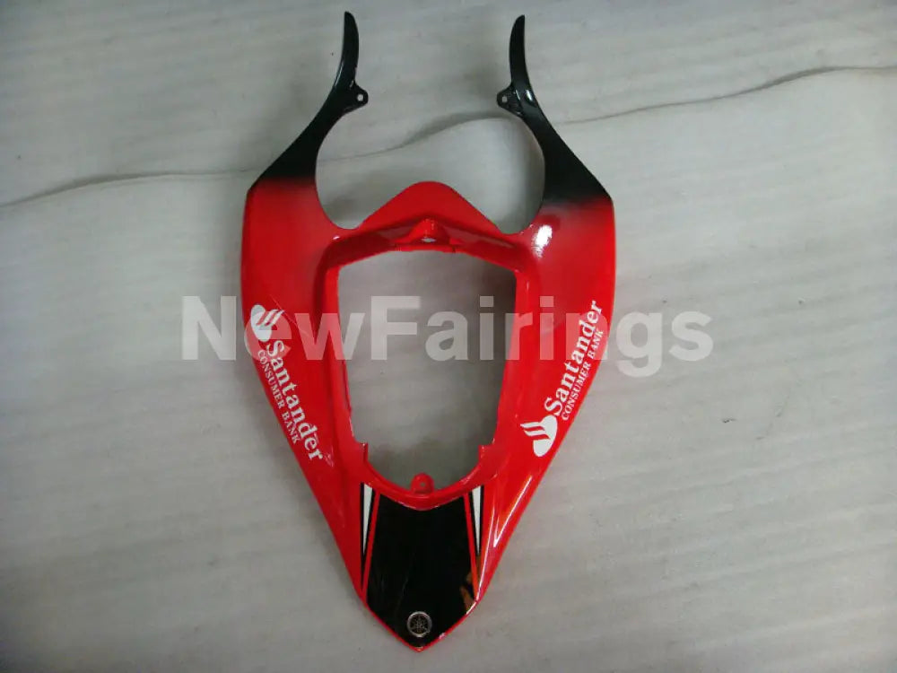 Red Black and White Santander - YZF-R1 04-06 Fairing Kit