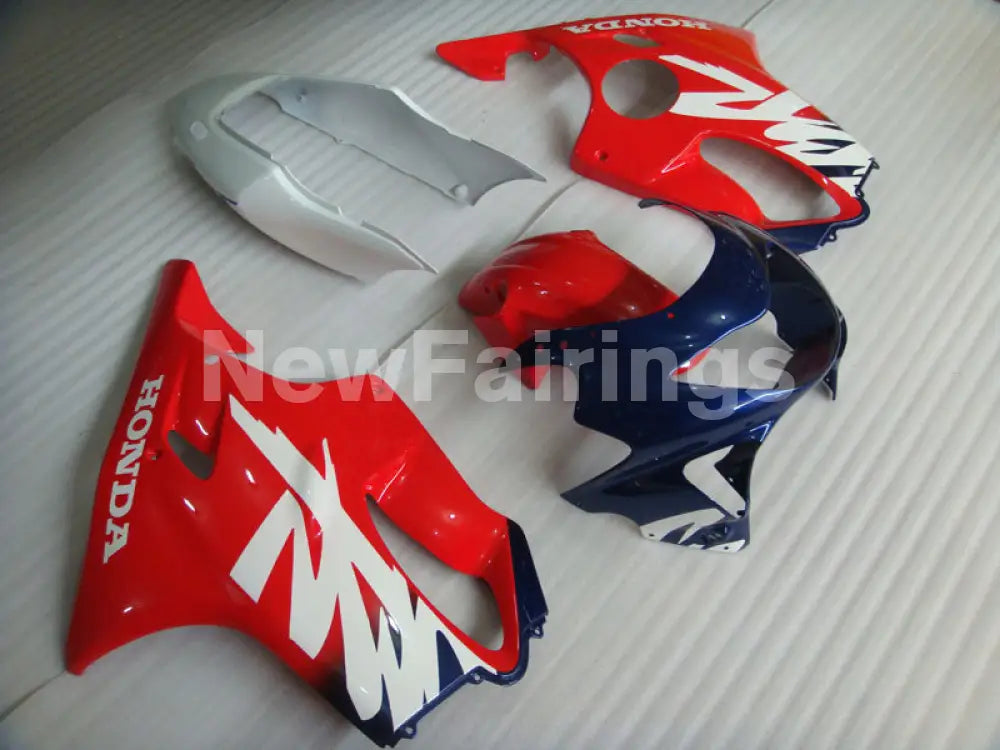 Red Blue White Factory Style - CBR600 F4 99-00 Fairing Kit -