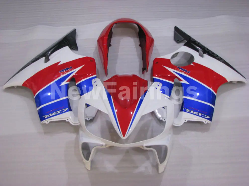 Red and Blue White Factory Style - CBR600 F4i 04-06 Fairing