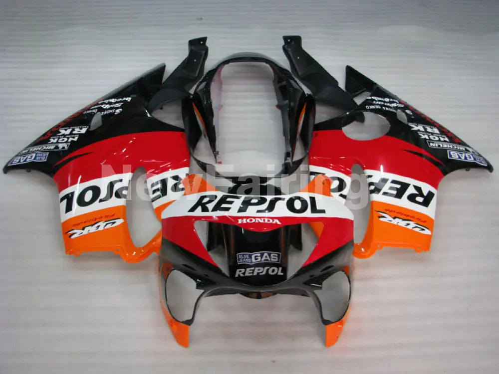 Red Orange Black Repsol - CBR600 F4 99-00 Fairing Kit -