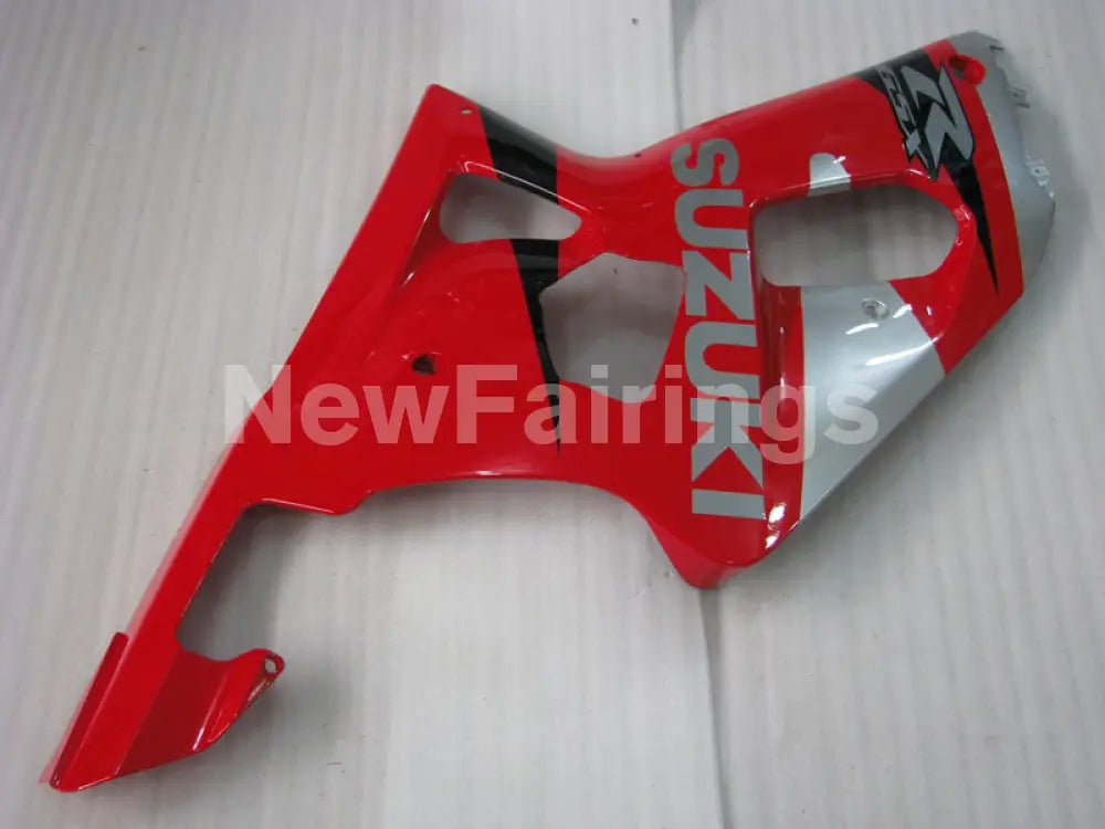 Red and Silver Black Factory Style - GSX-R600 01-03 Fairing