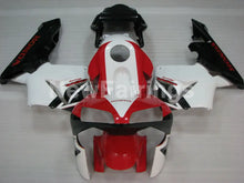 Load image into Gallery viewer, Red and White Black Factory Style - CBR600RR 03-04 Fairing