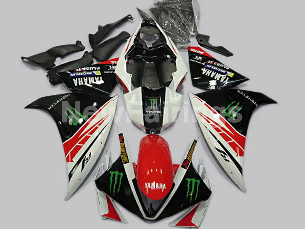 Red White Black Monster - YZF-R1 09-11 Fairing Kit