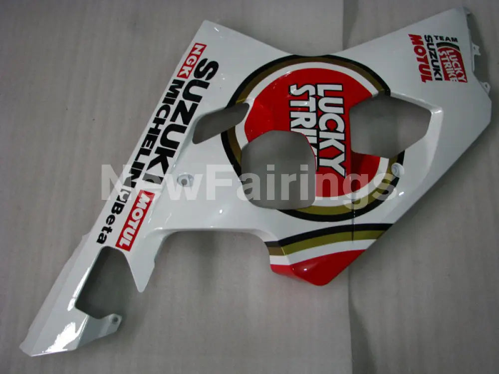 Red White Lucky Strike - GSX-R600 04-05 Fairing Kit -