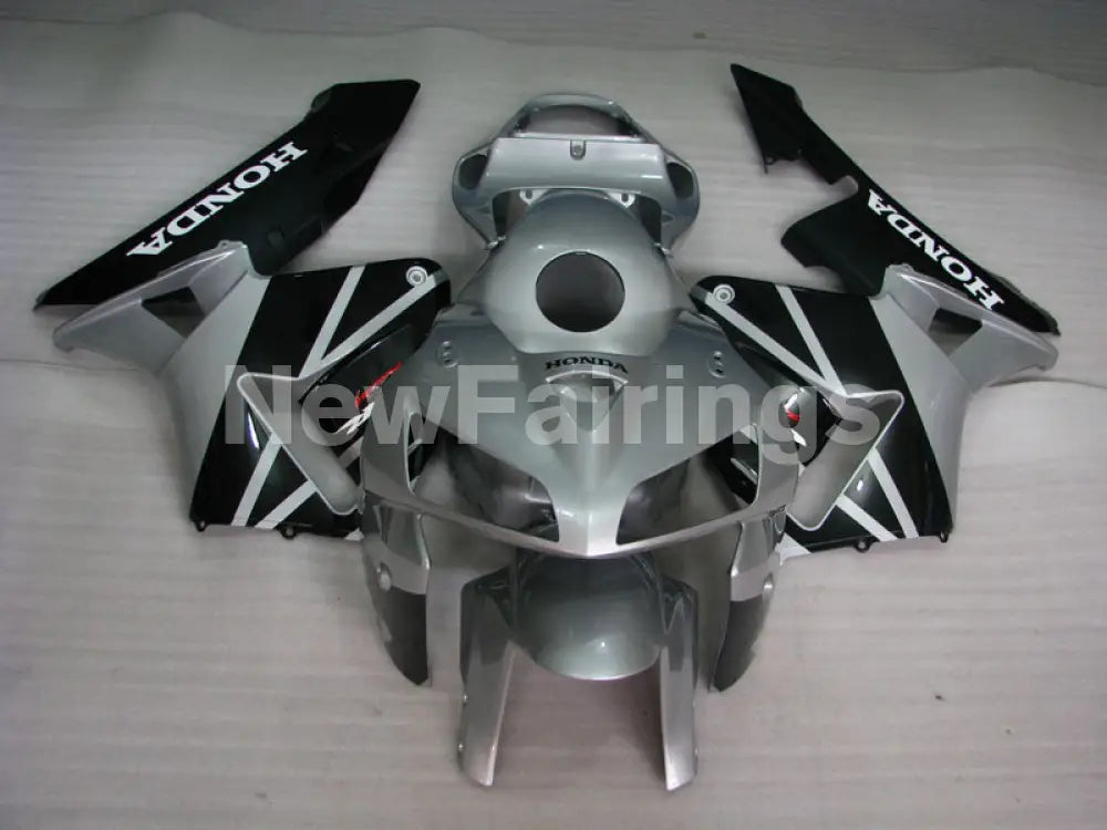 Silver Black Factory Style - CBR600RR 05-06 Fairing Kit -