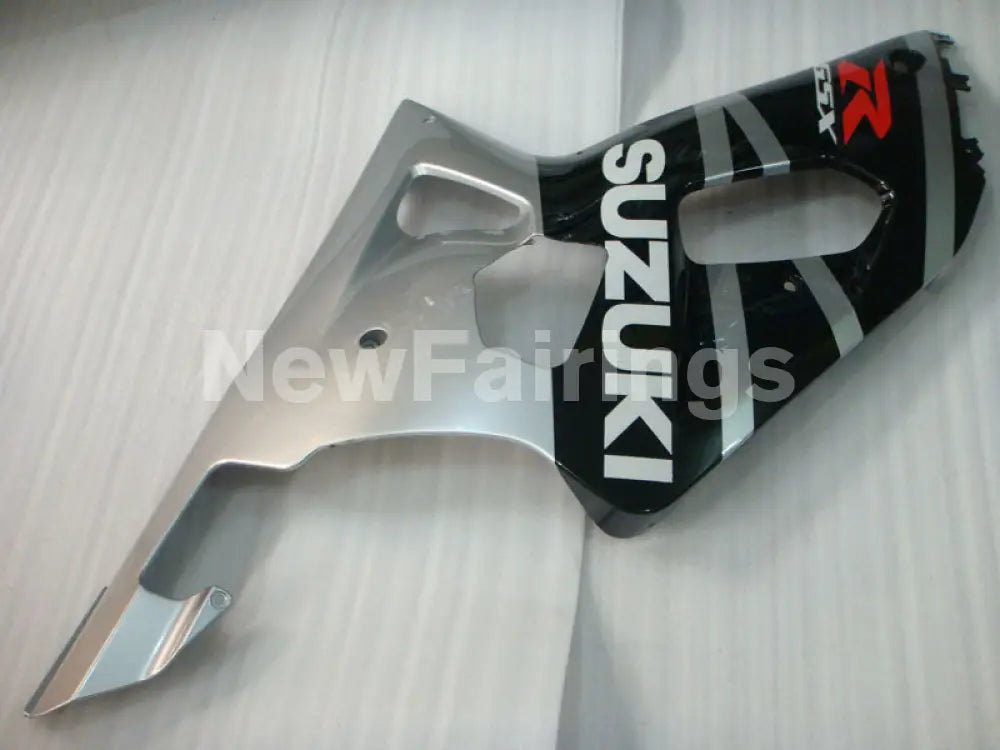 Silver Black Factory Style - GSX-R600 01-03 Fairing Kit -