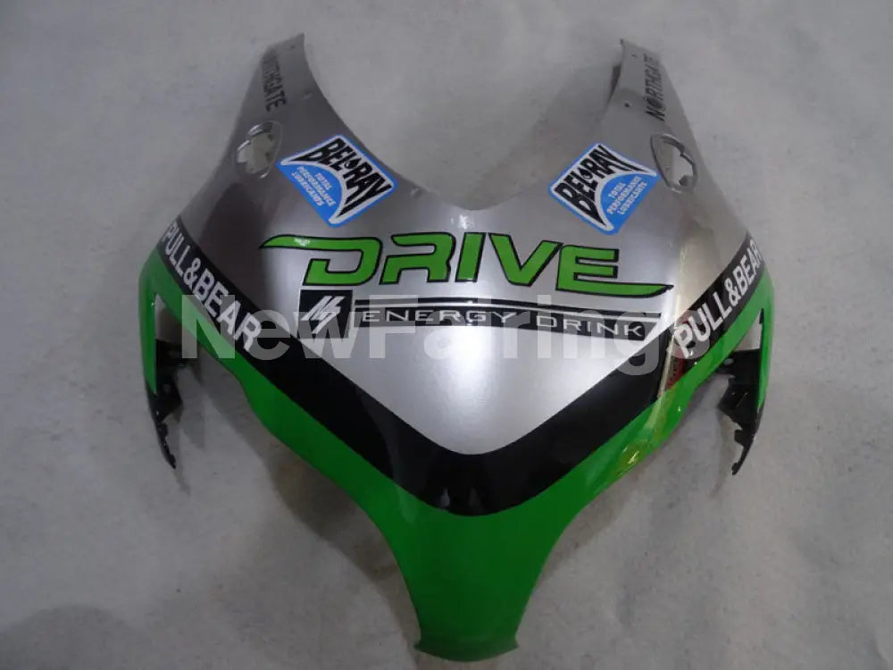 Silver and Green DRIVE - CBR1000RR 08-11 Fairing Kit -