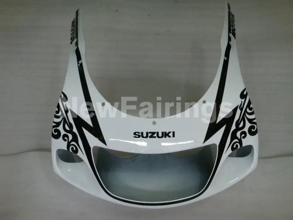 White and Black Corona - GSX-R600 96-00 Fairing Kit -