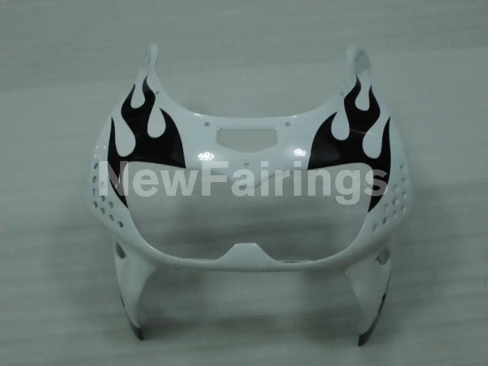 White and Black Flame - CBR 900 RR 94-95 Fairing Kit -