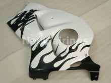 Load image into Gallery viewer, White and Black Flame - GSX1300R Hayabusa 99-07 Fairing Kit