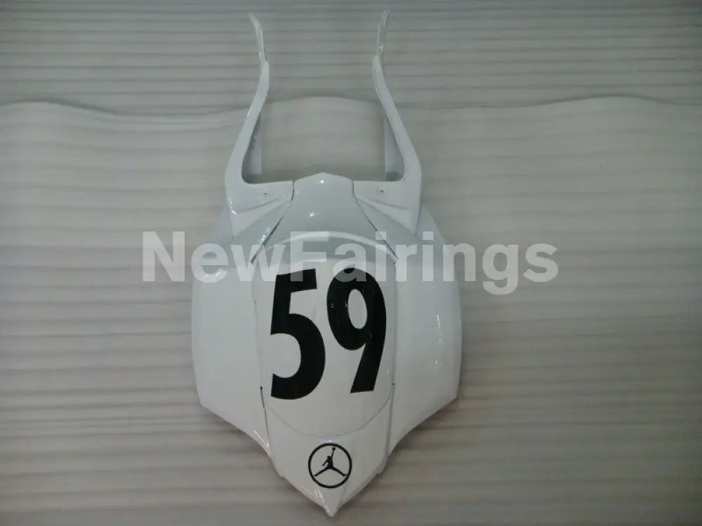 White and Black Jordan - GSX-R750 08-10 Fairing Kit