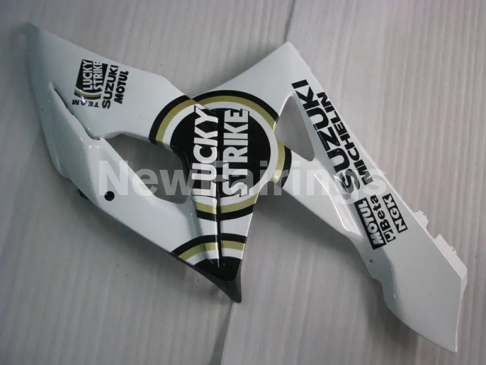 White and Black Lucky Strike - GSX - R1000 05 - 06 Fairing