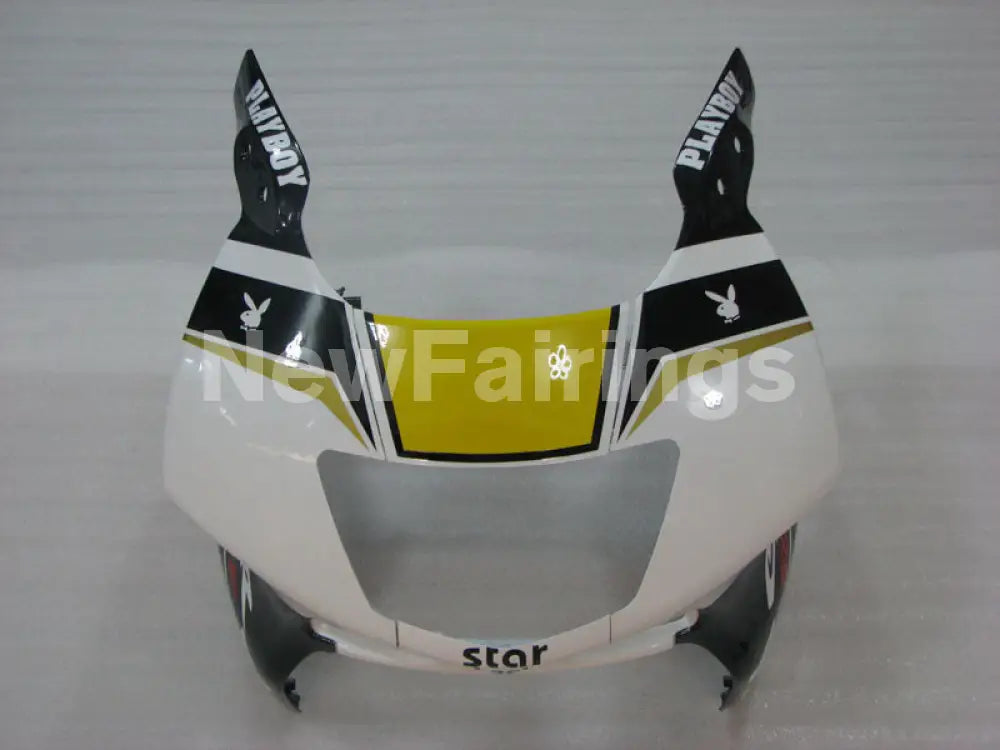 White and Black PlayBoy - CBR600 F3 95-96 Fairing Kit -