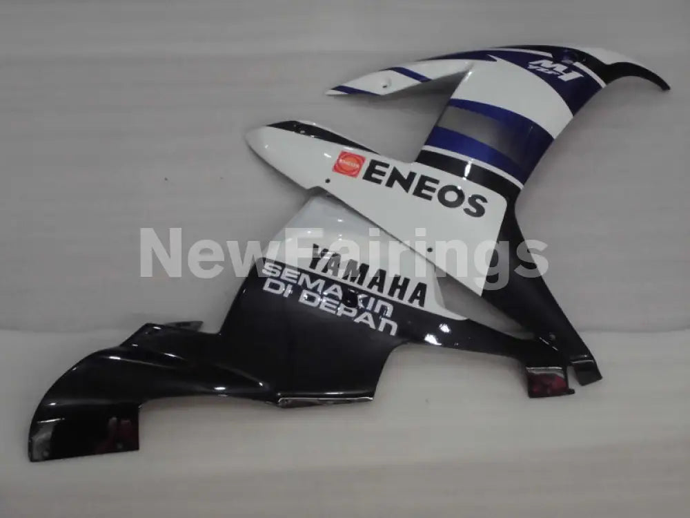 White and Blue Black ENEOS - YZF-R1 02-03 Fairing Kit