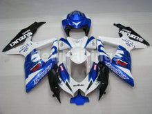 Load image into Gallery viewer, White and Blue Corona - GSX-R600 08-10 Fairing Kit