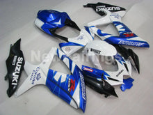 Load image into Gallery viewer, White and Blue Corona - GSX-R600 08-10 Fairing Kit