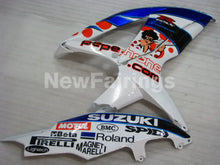 Load image into Gallery viewer, White and Blue Dark Dog - GSX-R600 08-10 Fairing Kit